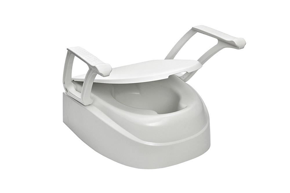Toilettensitzerhöher QuickTop mit Armlehnen | RUSSKA
