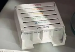 Medi-7 Medikamentenkassette mit 7 Tages-Dosen | RUSSKA