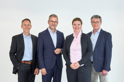 Marko Stritzke, Harald Meyer, Stefanie Range und
Andreas Brandes (v.l.n.r.)